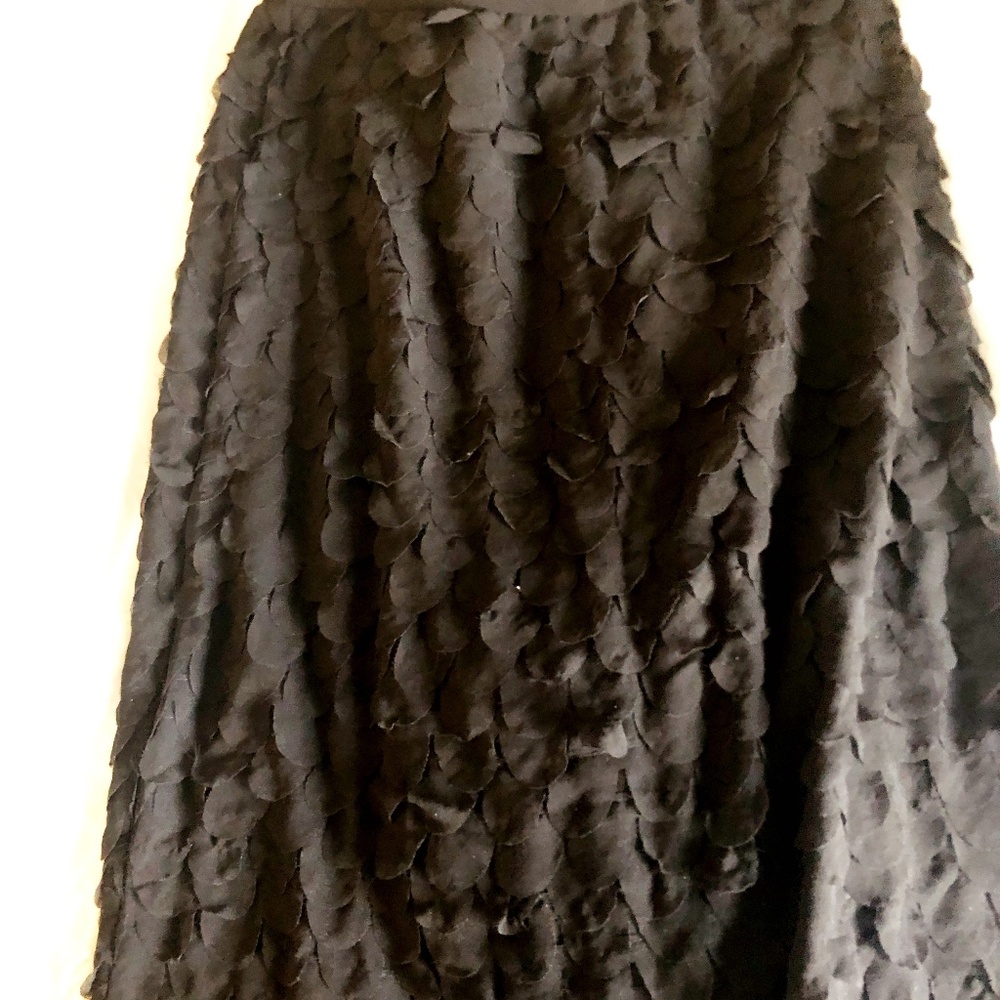 Search for Sanity scalloped black skirt